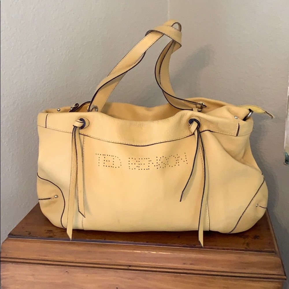 Ted Benson muted yellow bag
